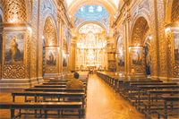 La Compañía Church in Quito Ecuador